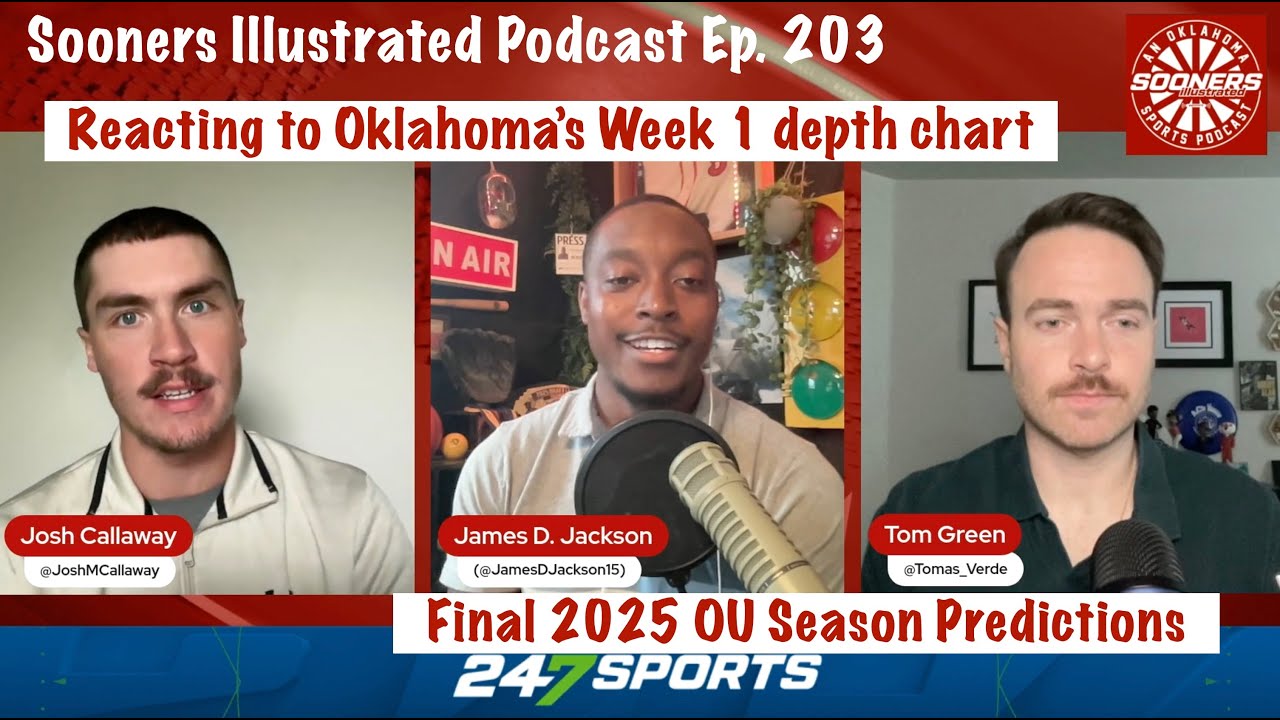 SIP Ep. 203 | Reacting to Oklahoma's Week 1 depth chart + Final OU season predictions