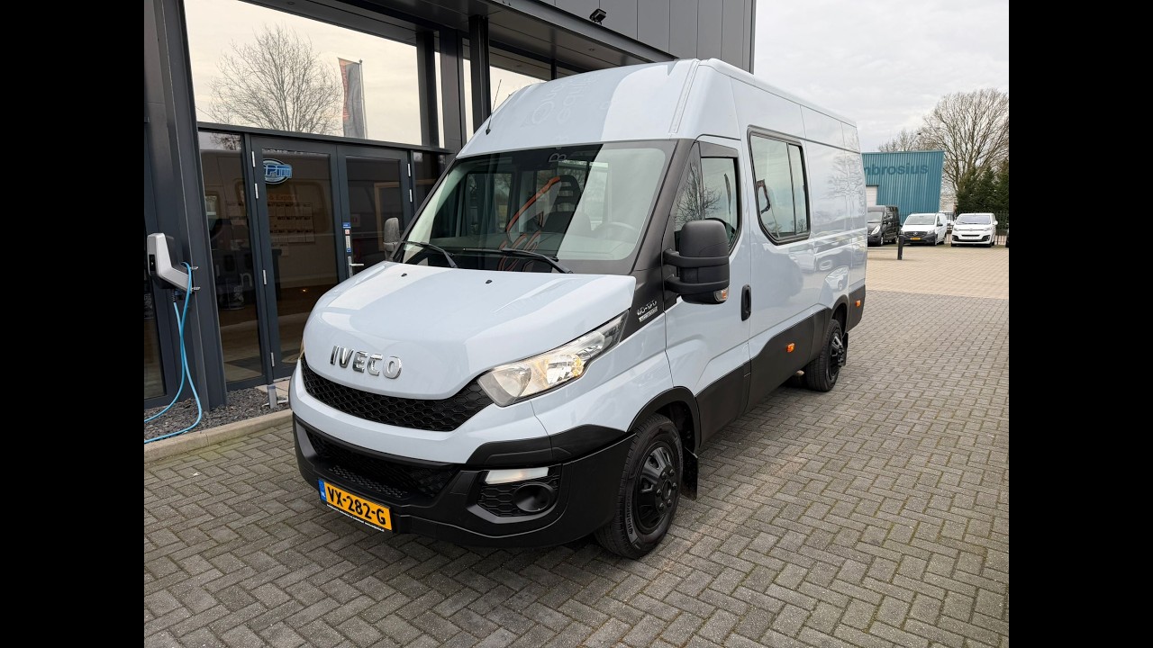Iveco Daily 40C17V 3.0 352 H3 L DC, dubbellucht, automaat, stoelverwarming,