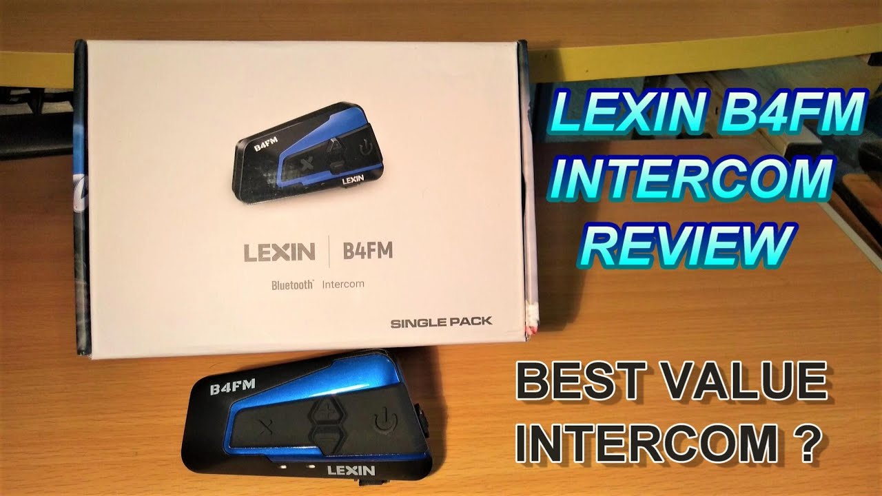 ★ LEXIN B4FM MOTORCYCLE INTERCOM REVIEW ★