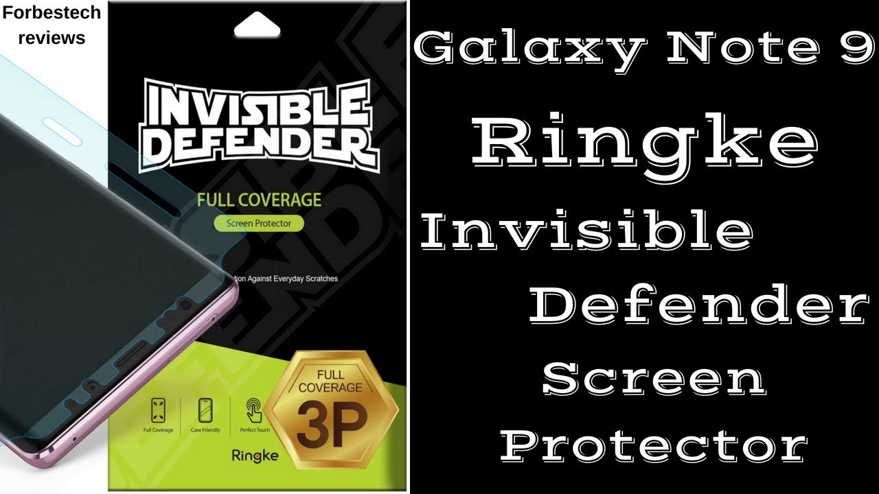 Samsung Galaxy Note 9 Ringke Invisible Defender Screen Protector