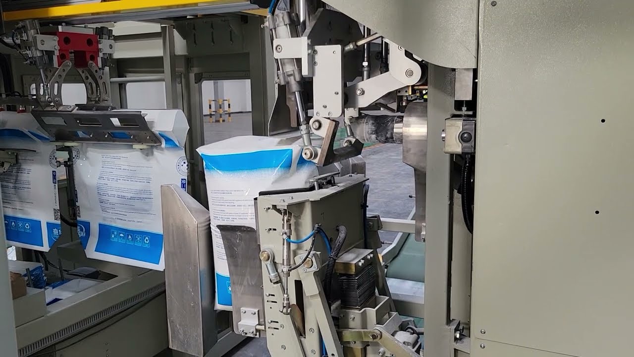Automatic Valve Packer with bag placer and ultrasonic sealer