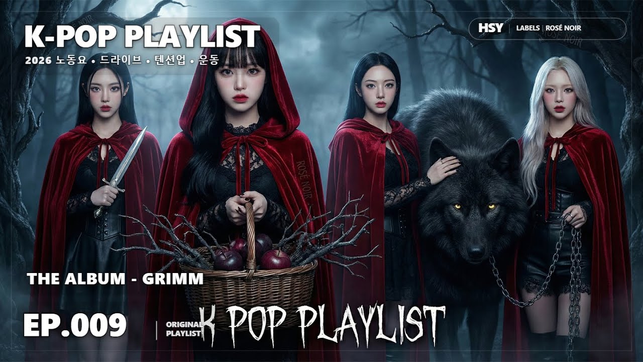 2026 K-POP 노동요 플레이리스트 09 GRIMM🔥 공부할때 일할때 듣기 좋은 노래 | 집중, 사무실 BGM [HSY]