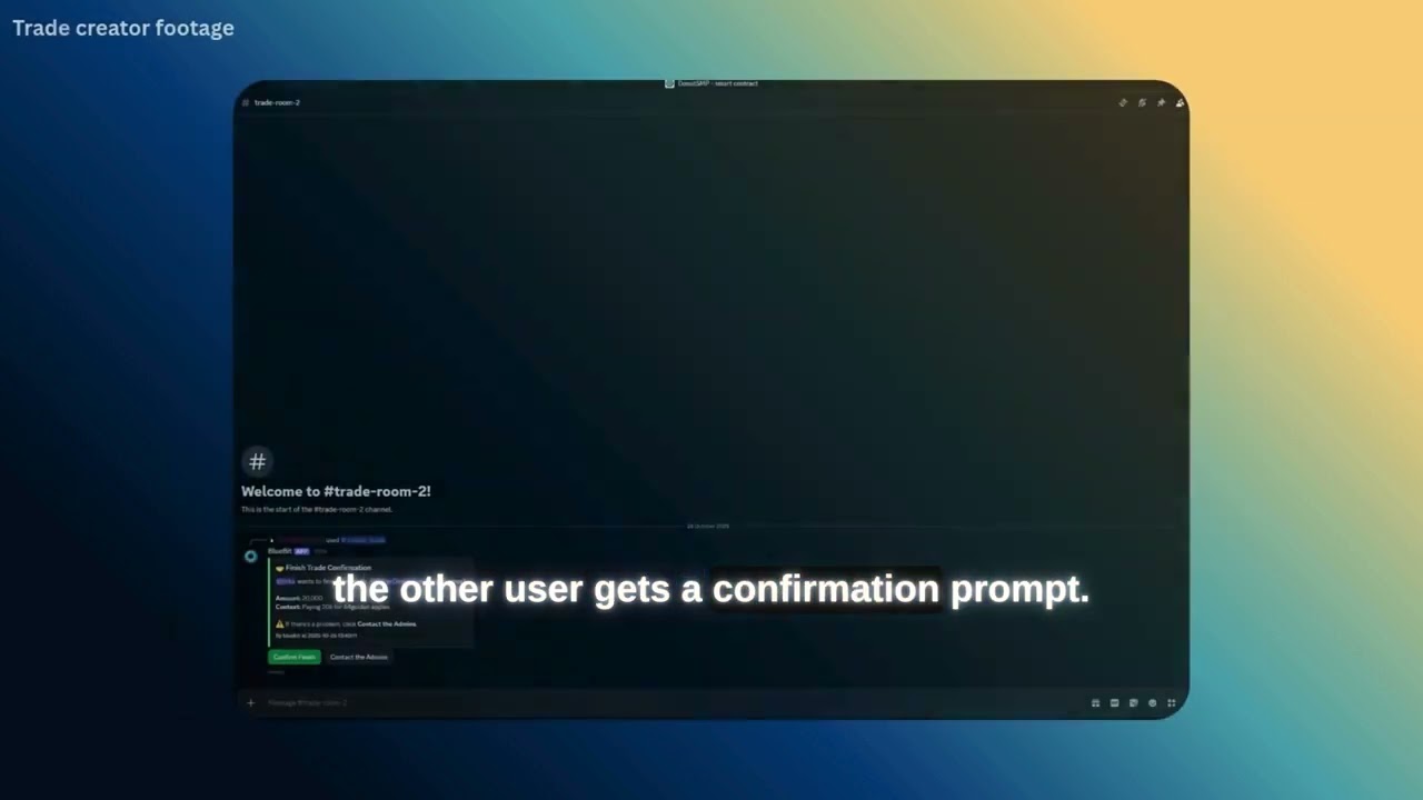 How to trade using the smart contract bot ( DonutSMP )