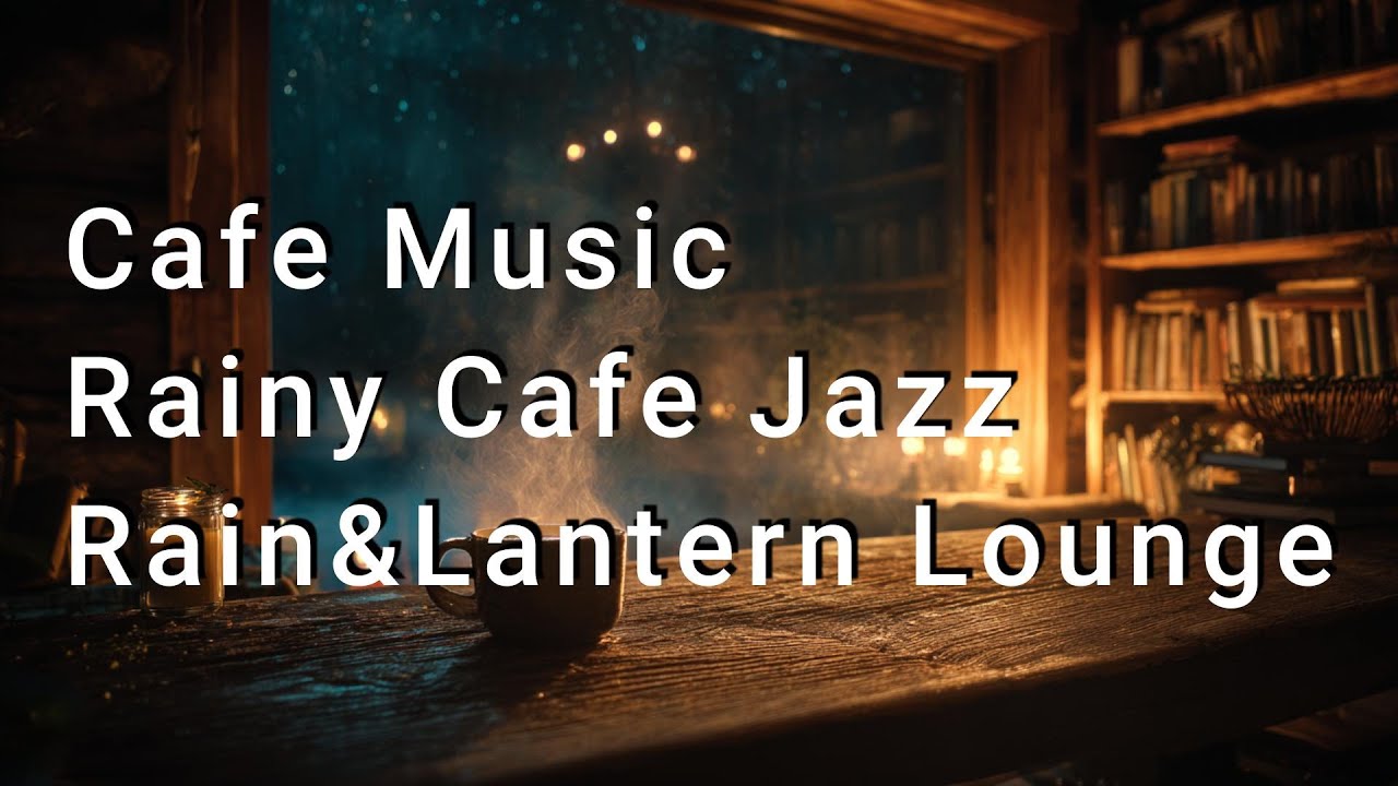 【Cafe Music】Rainy Café Jazz —Rain & Lantern Lounge  #jazz #smoothjazz #bgm #littlejoylounge