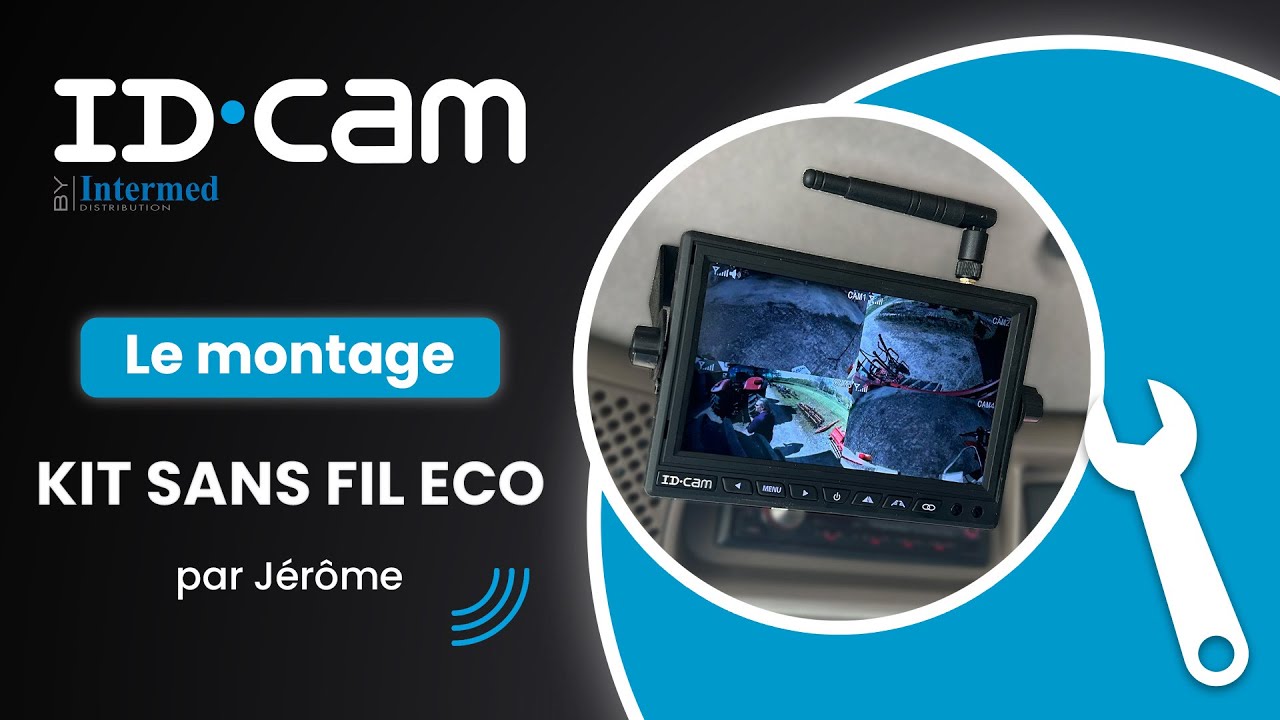 Montage - moniteur sans fil et caméra IDCAM115HDESF