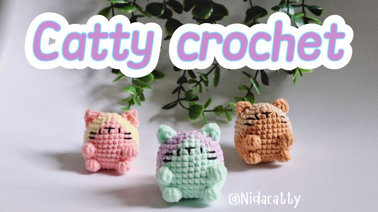 น้องแมว สองสี โครเชต์ [ Catty two tone ]