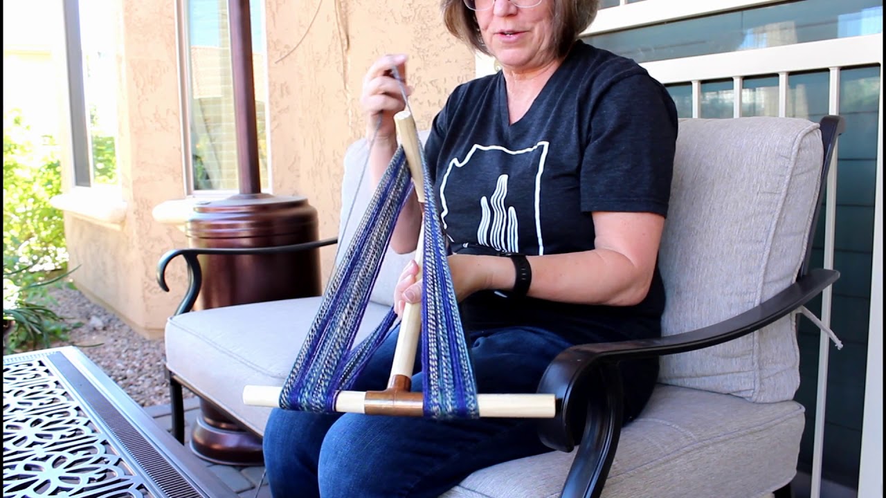 Spin on the Drop Spindle - Video 11   Winding off yarn