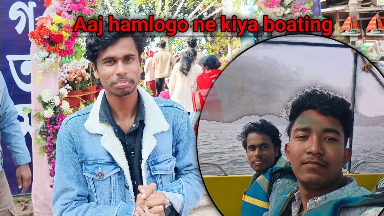 Aaj hamlogo ne kiya boating ⛵🌊🌊