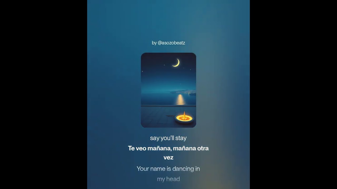 Campo Sensual - SEE YOU TOMORROW (TE VEO MAÑANA) 💛 | Global Love Anthem #AsozoBeatz #lovesong