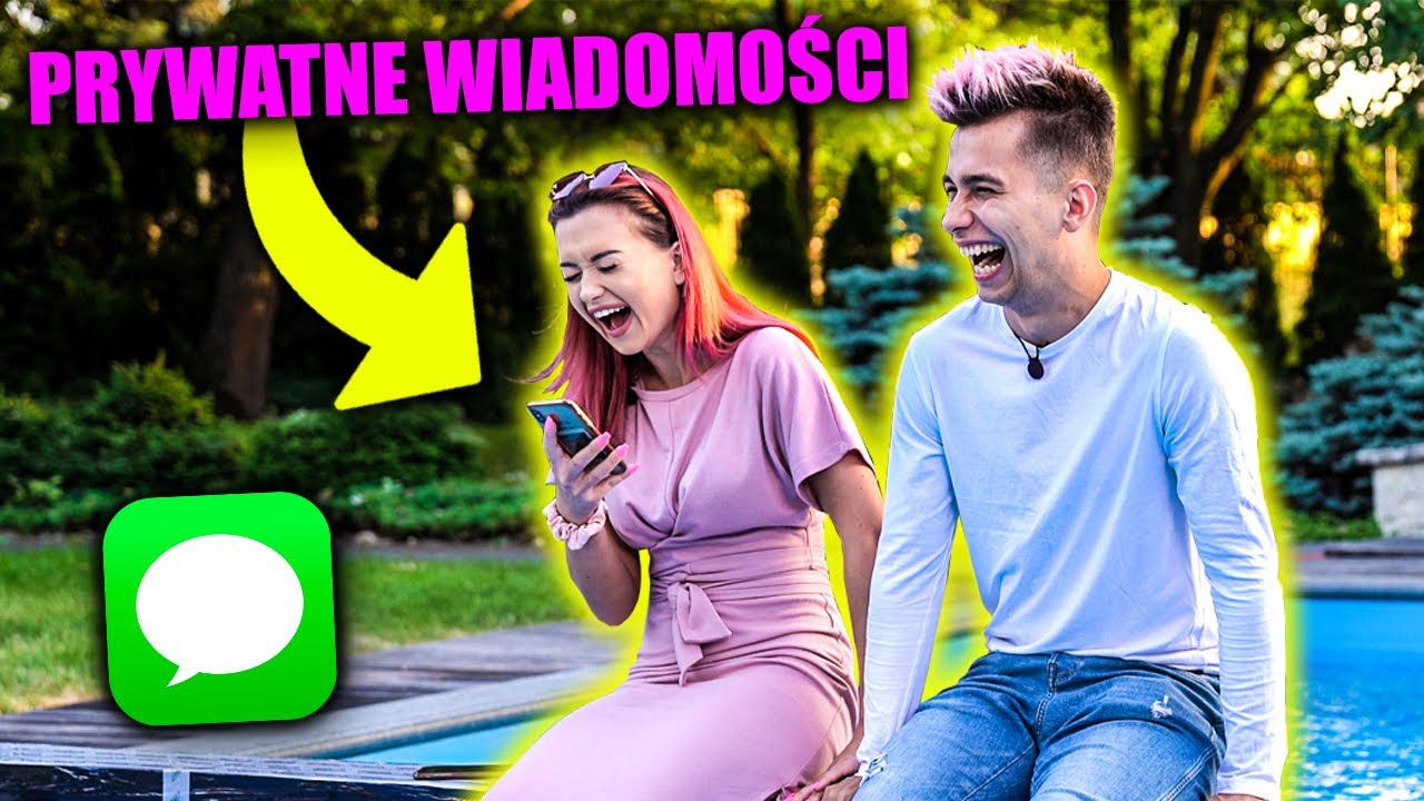 CZYTAMY NASZE PIERWSZE WIADOMOŚCI Z MOIM CHŁOPAKIEM!