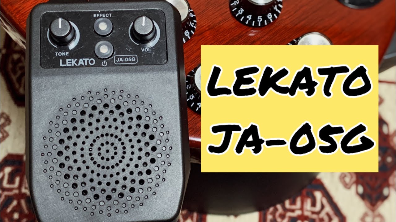 LEKATO ミニギターアンプ JA-05G guitaramp demo
