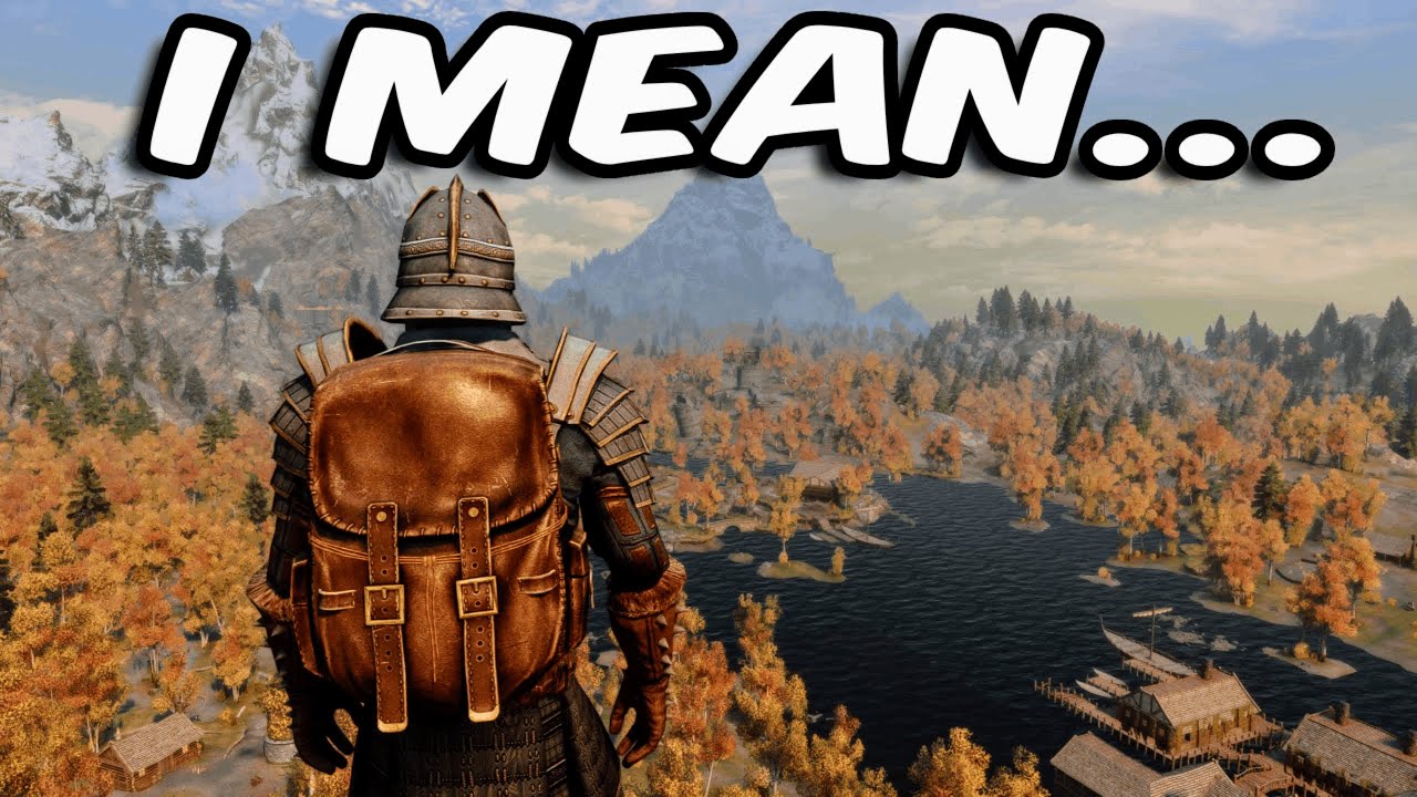 Мне сказали, что Skyrim лучше с модами