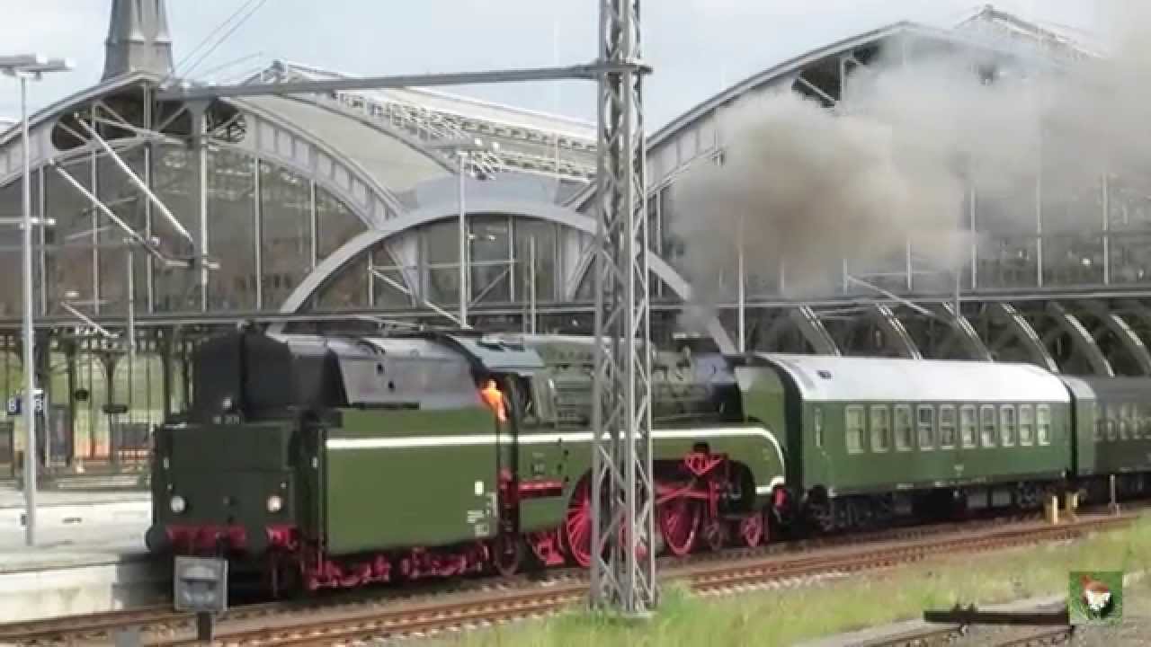 Dampflok 18 201 / 02 201 in Lübeck Hbf 15 -17.05.2015