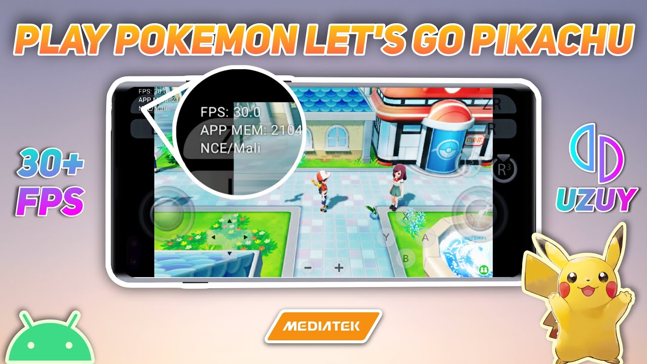 How To Play Pokemon Let's Go Pikachu in 2025 | Mali GPU | Uzuy Emulator | Best Switch Emulator
