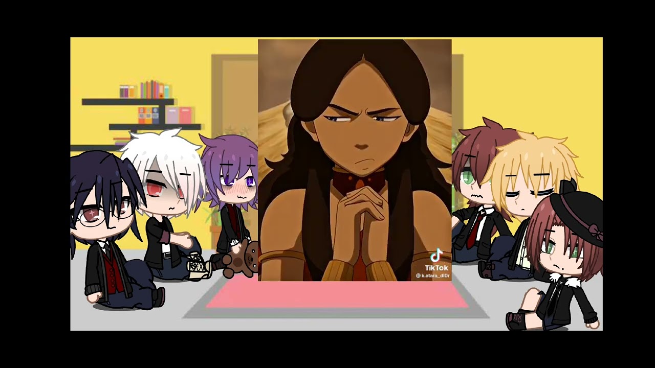 diabolik lovers react to yui as katara/gacha club/atla/dl