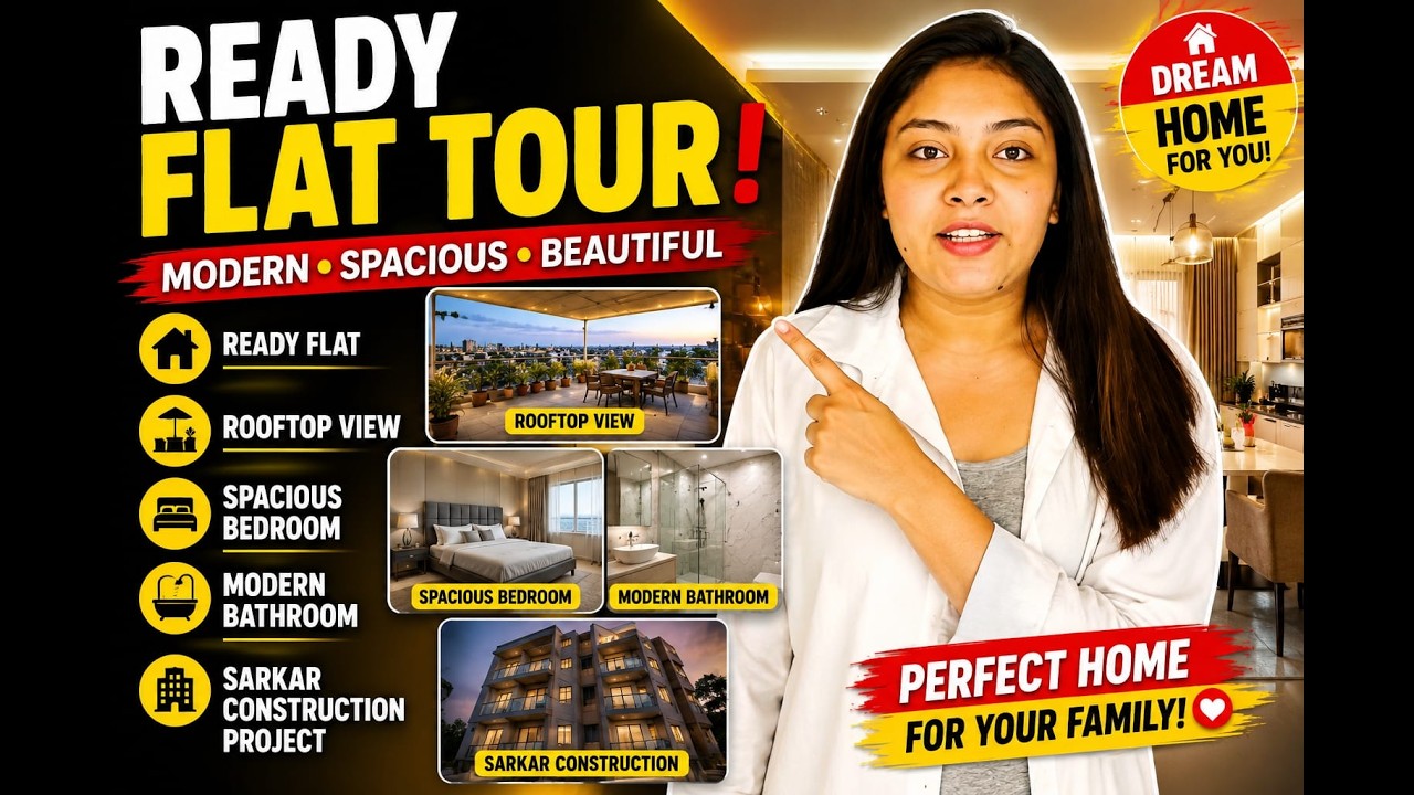 New Flats in Malda by Sarkar Construction 🏢 | Full Facility Tour by Adigital Marketing