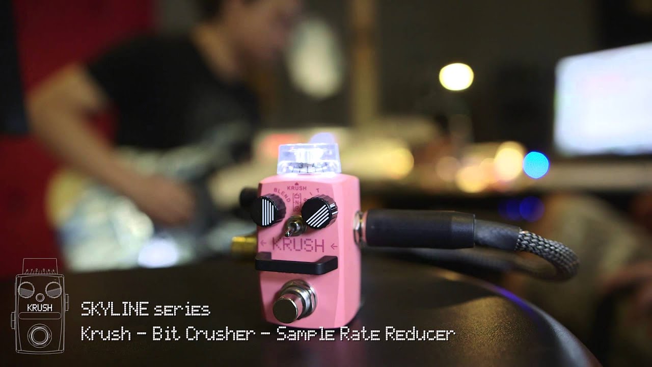 HOTONE Krush - Bit Crusher - Sample Rate Reducer demonstration by Guitarcube
