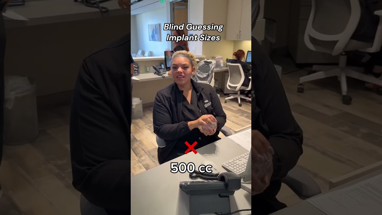 Can you really guess the size of a breast implant just by looking at it? 👀