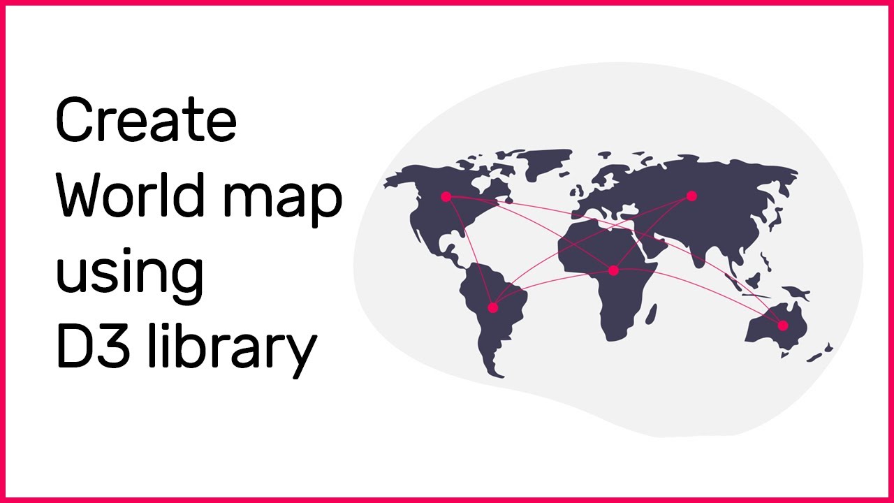 Create a worldmap using d3 library #d3js