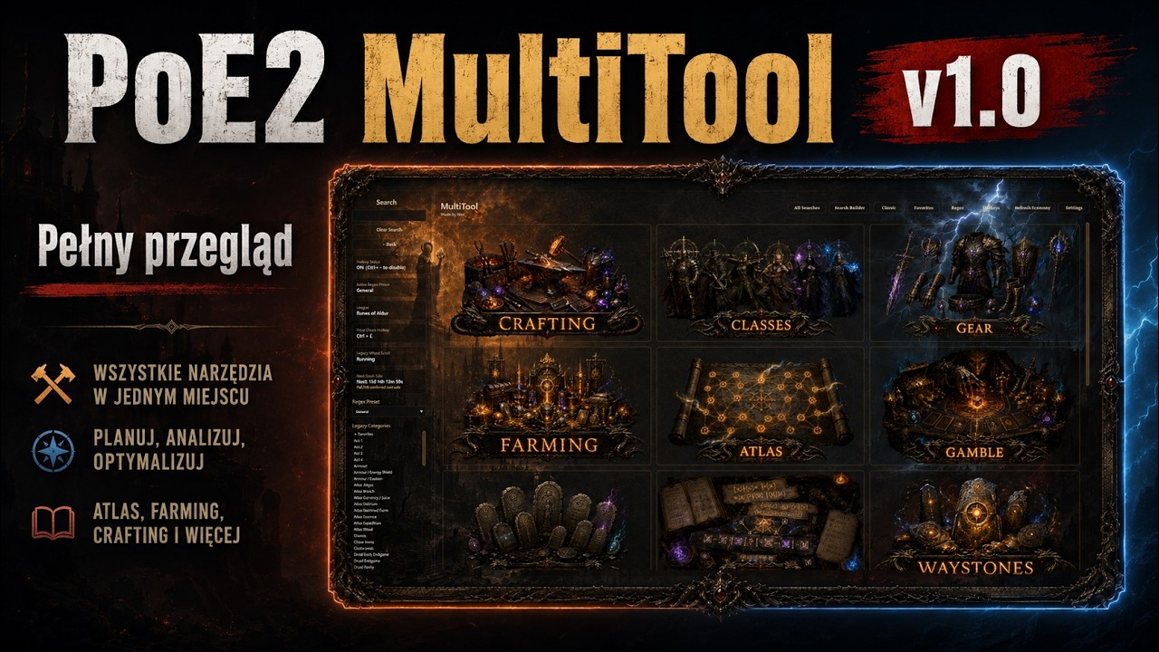 UPDATE aplikacji MultiTool do wersji v1.0! Return of the Ancients - Liga 0.5 #pathofexile2