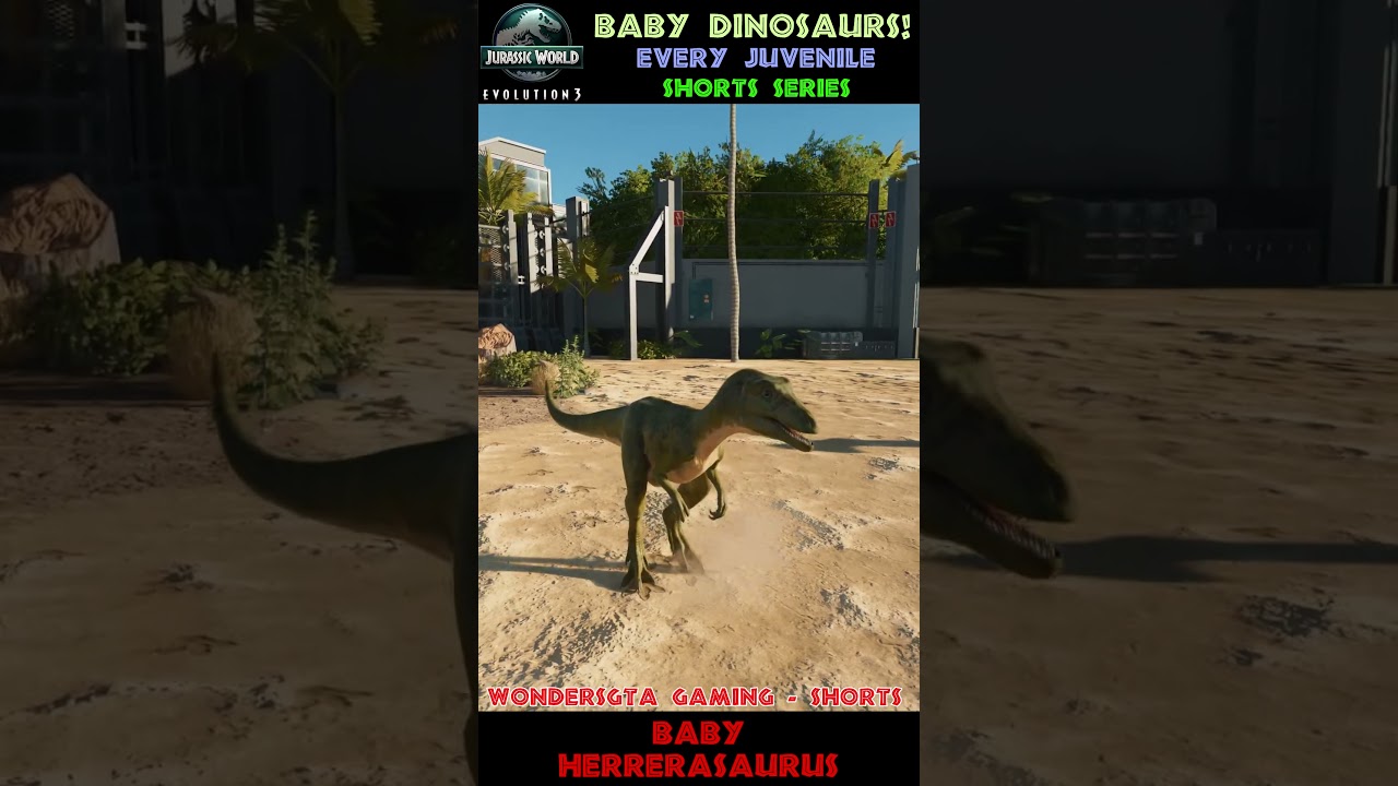 Baby Herrerasaurus - Juvenile Dinosaur Series - JWE3 Showcase