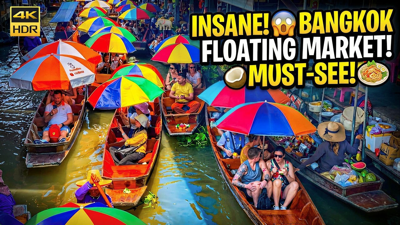 Damnoen Saduak Floating Market Bangkok  | The Best Floating Market in Thailand  