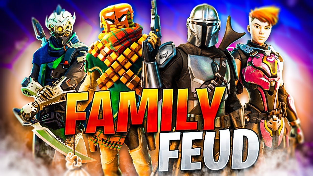 FORTNITE FAMILY FEUD - Me Vs. My Family In A CUSTOM Solo Match! (My Downfall)