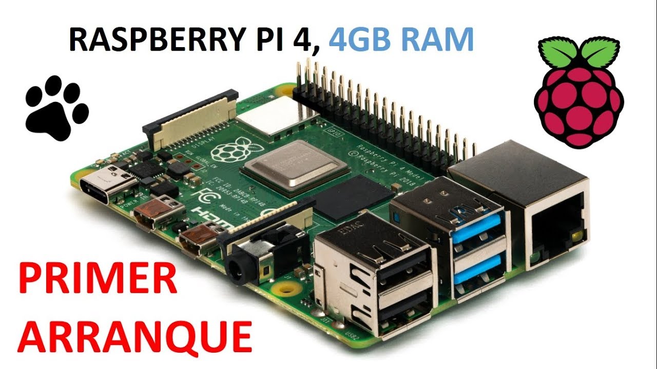 Primer Arranque de Raspberry pi 4 con Raspbian
