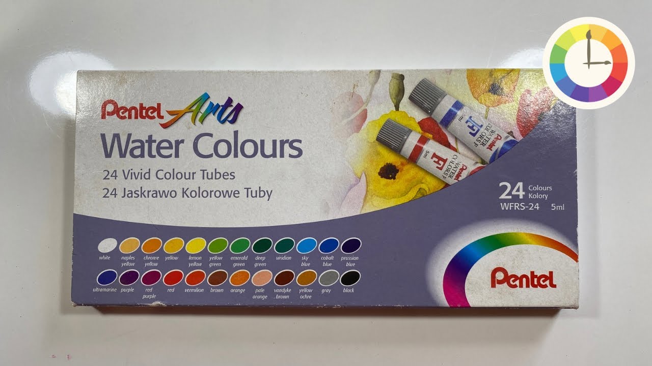 Aquarela PENTEL Water Colours 24 cores