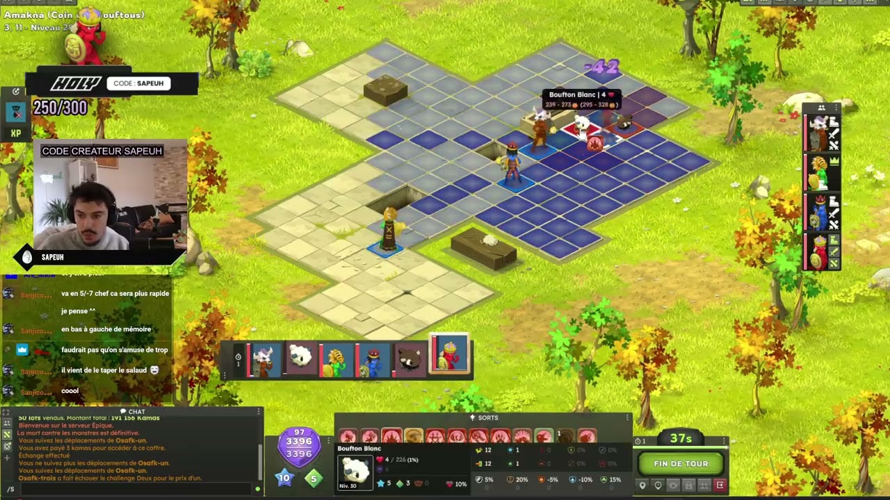 4 OSA sur OMBRE lvl 180+ (XP X2 Saint Valentin)