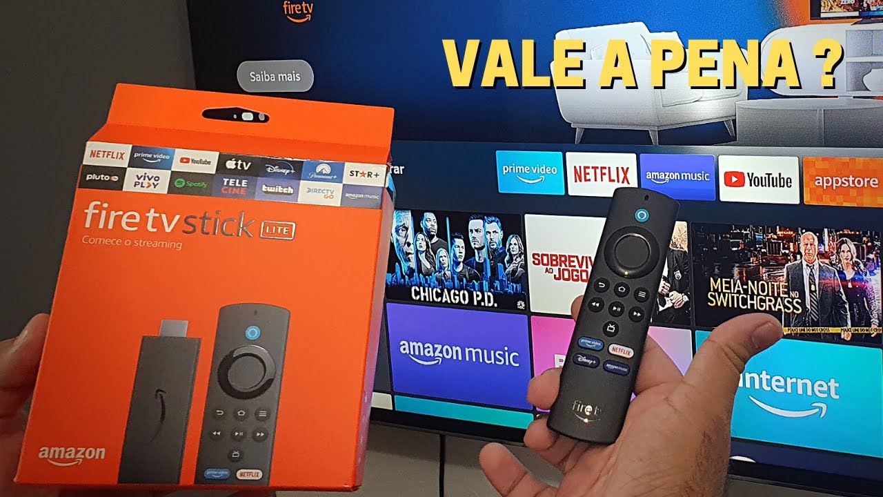 LIGANDO PELA PRIMEIRA VEZ FIRE TV STICK LITE (TRANSFORME SUA TV EM SMART TV)