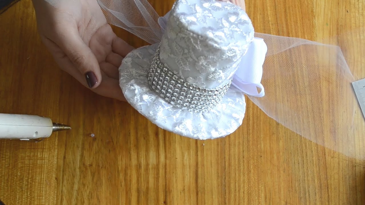 Мастер-класс Фетровая шляпка/цилиндр своими руками/ DIY  Felt hat for girls