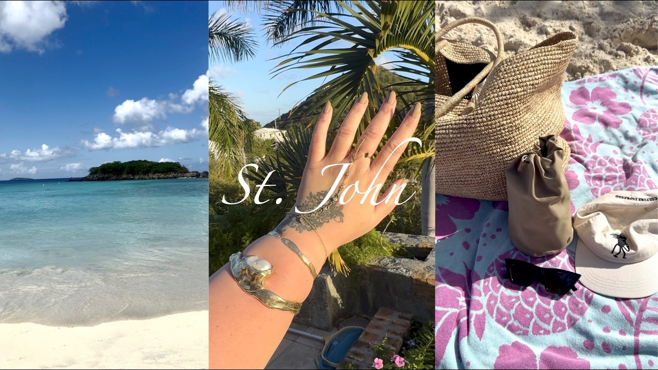 Видеоблог со Сент-Джона, Виргинские острова США 🌊 Небольшой отдых 🏖️ Лела София