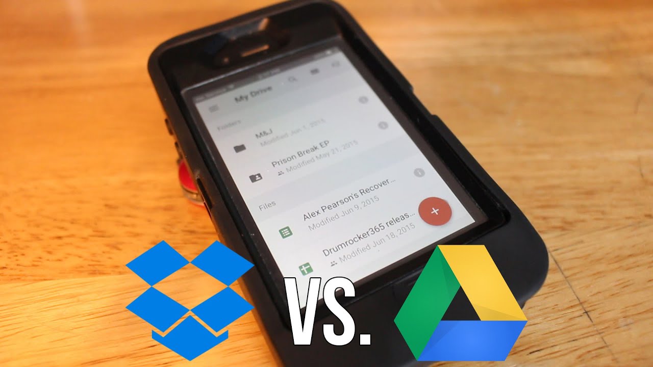 Dropbox Vs. Google Drive
