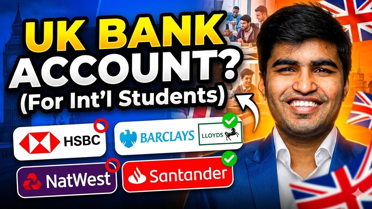 UK Bank Account for International Students 🇬🇧💷