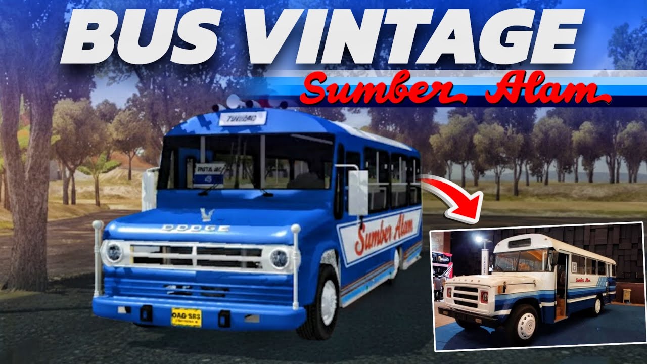 SHARE FREE MOD BUS VINTAGE DODGE 300 MIRIP SEPERTI INI⁉️😱 | BUSSID 