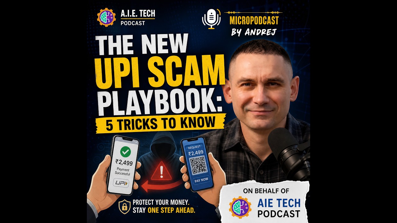 The New UPI Scam Playbook- 5 Tricks to Know - AIE Tech Podcast by Andrej for South Asia