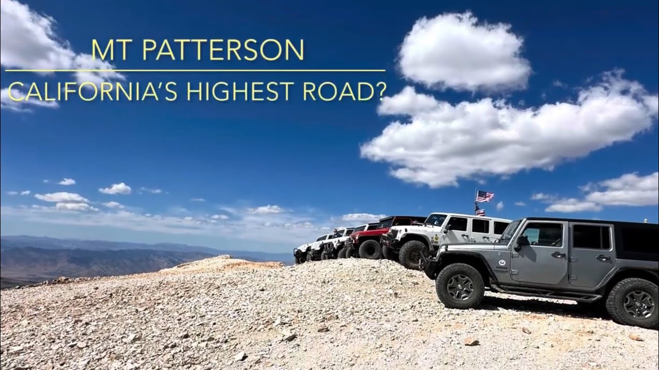 Mt. Patterson, California&rsquo;s highest road?