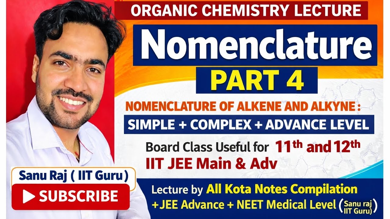 Nomenclature Part4 IUPAC Name of Organic Compound #jee #neet #cbse12thchemistry #chemistry 