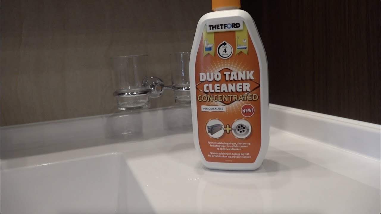 Slik renser du tankene i bobilen din