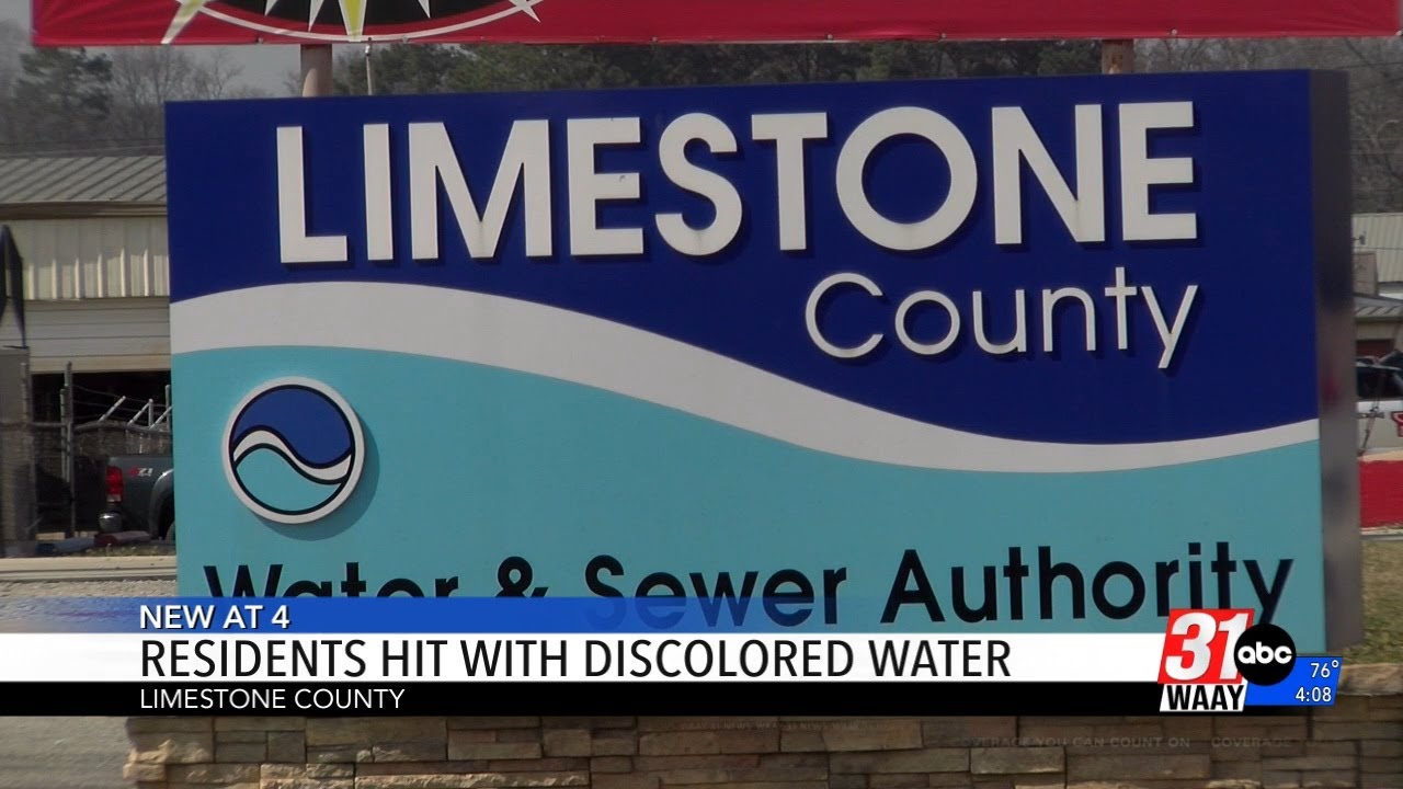 Limestone County offers free water after taps run brown