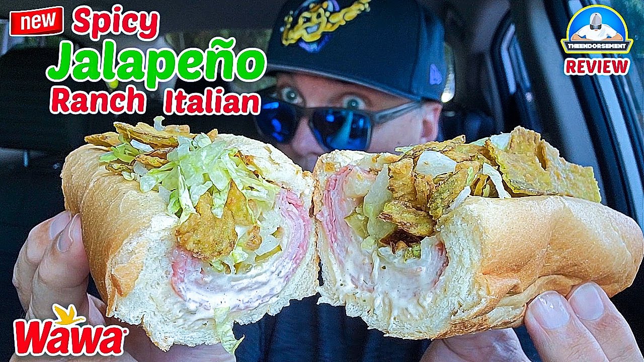 Обзор итальянского хоги Wawa&reg; Spicy Jalape&ntilde;o Ranch! 🌶️ | Их лучший хоги в истории? | theendorsement