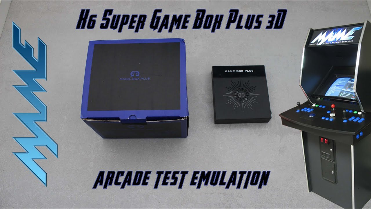 X6  Super Game Box  Plus 3D - Arcade Test (Mame , Fba , Neo Geo ecc)