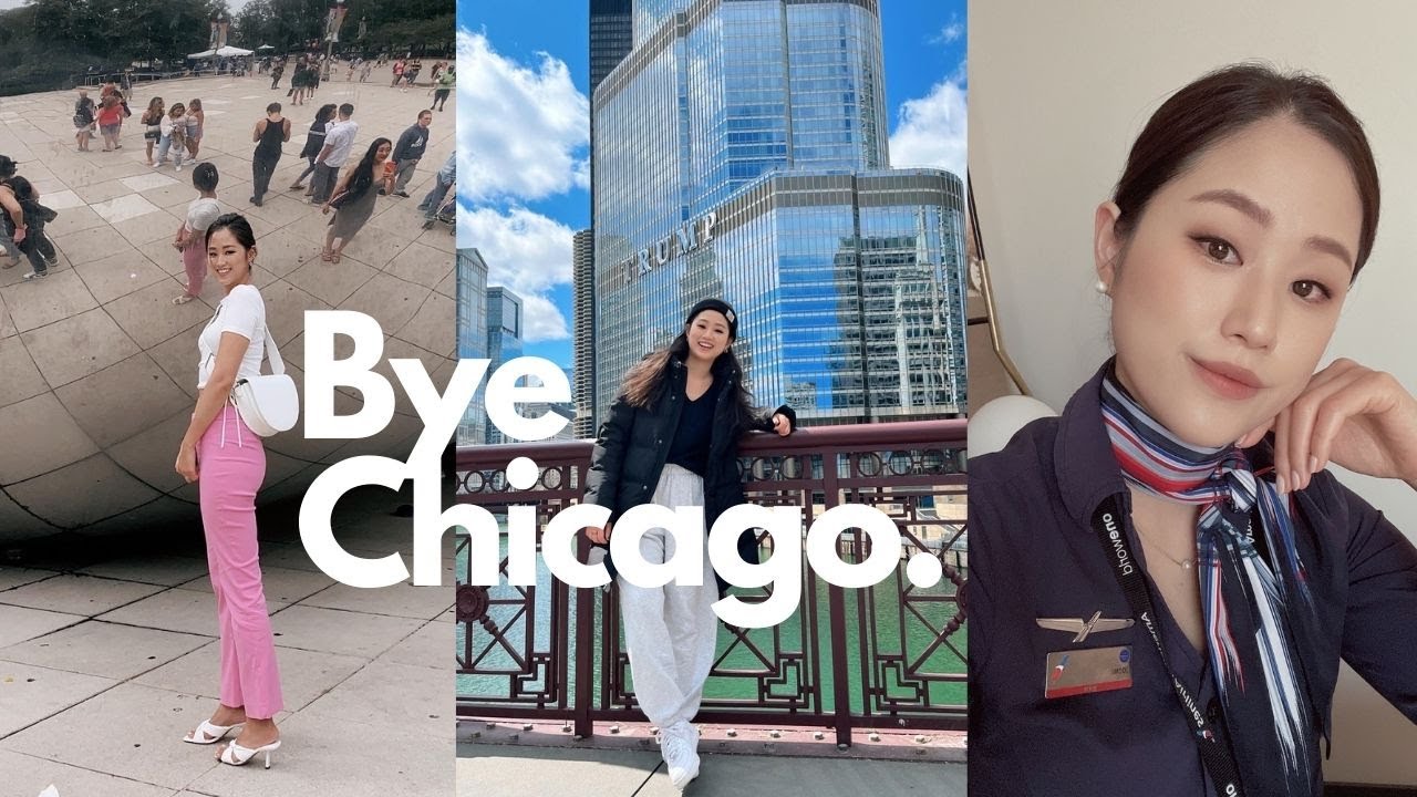 ✈️ Flying Vlog, My last days in Chicago