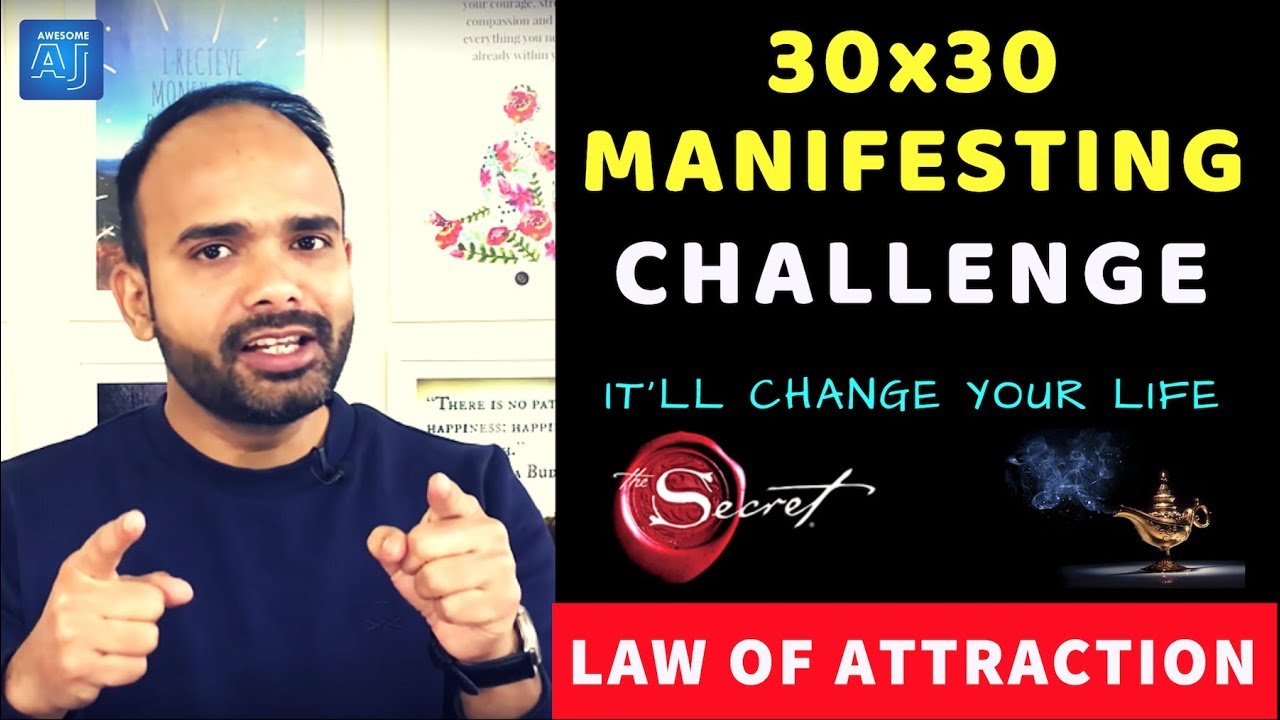 30x30 MANIFESTATION CHALLENGE ✅ This Law of Attraction Challenge Will Change Your Life