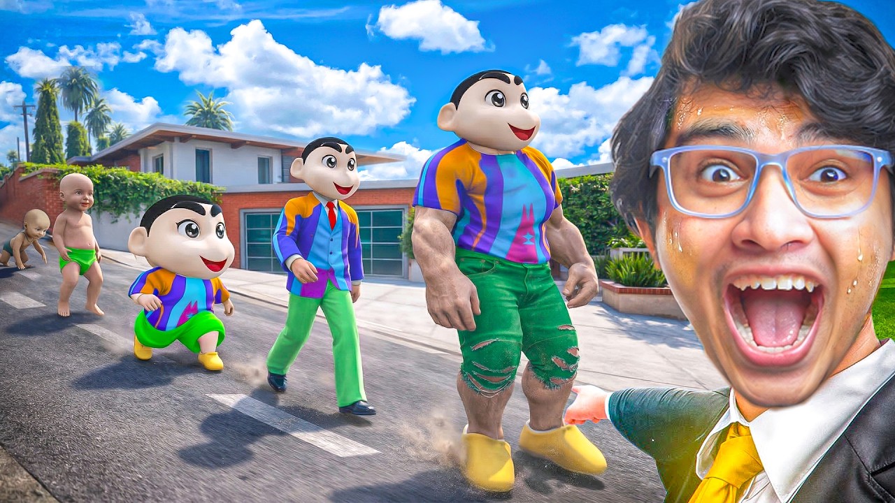 GTA V : Shinchan & Franklin Turn Into Different People! 😨
