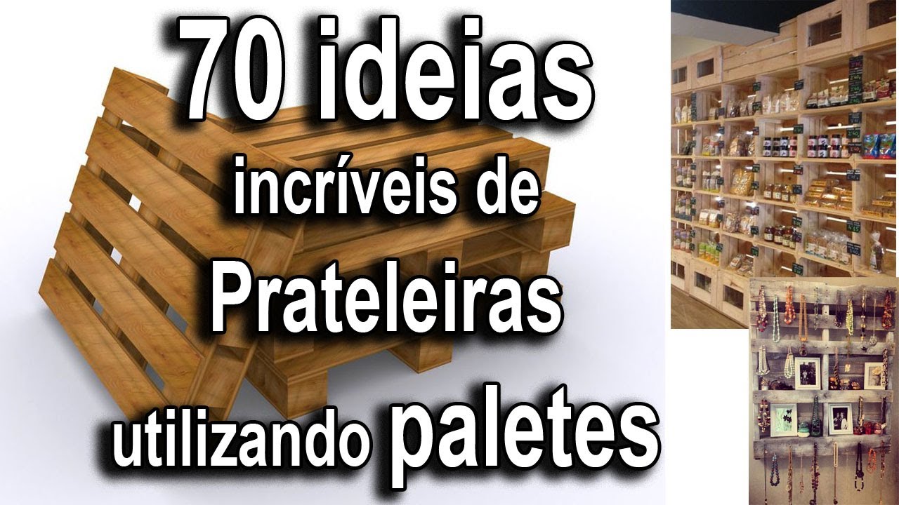 70  ideias incríveis de Prateleiras para uso geral utilizando paletes - Takenaka