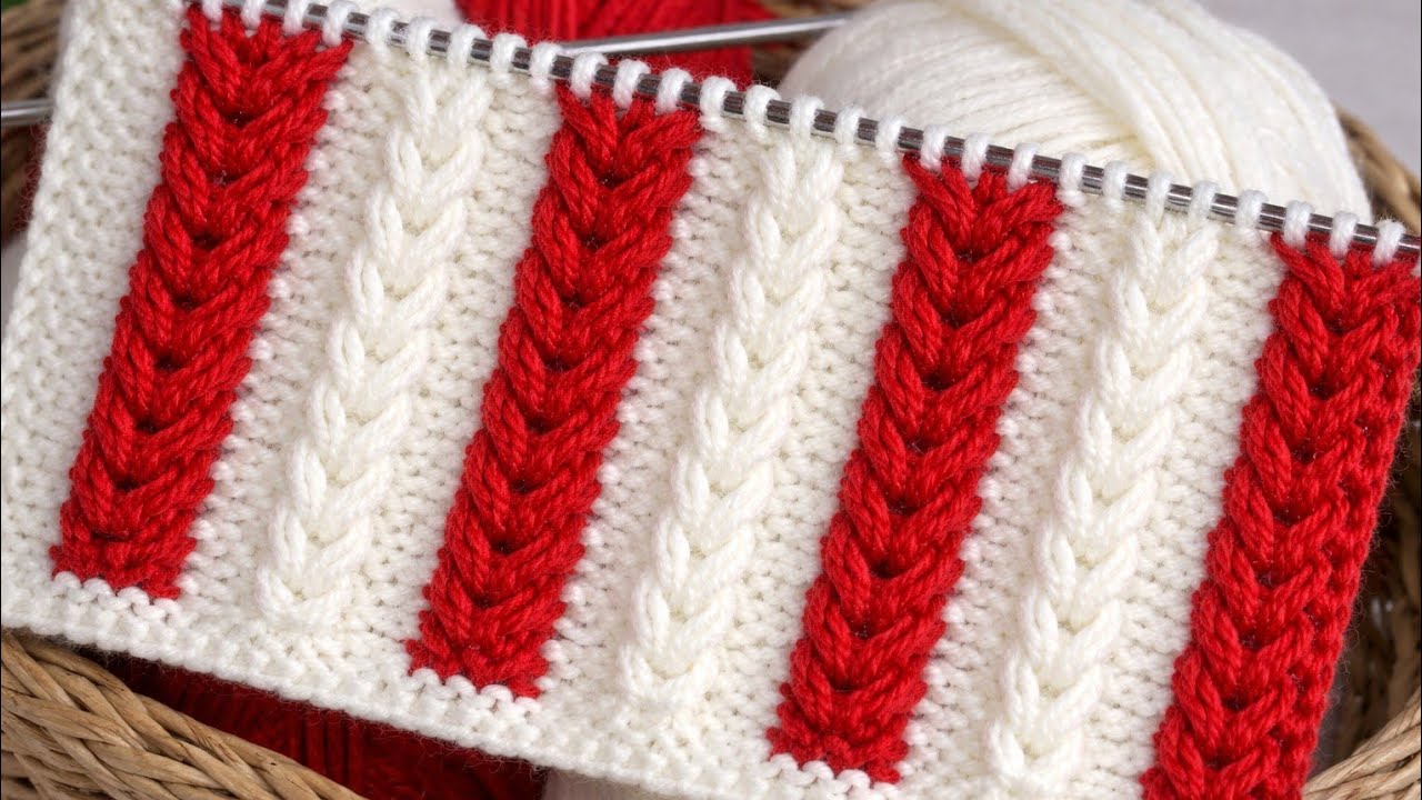 2 रंग का शानदार स्वेटर डिजाइन/Two Colour Sweater Design/Double Colour knitting/Do Rang ka design|