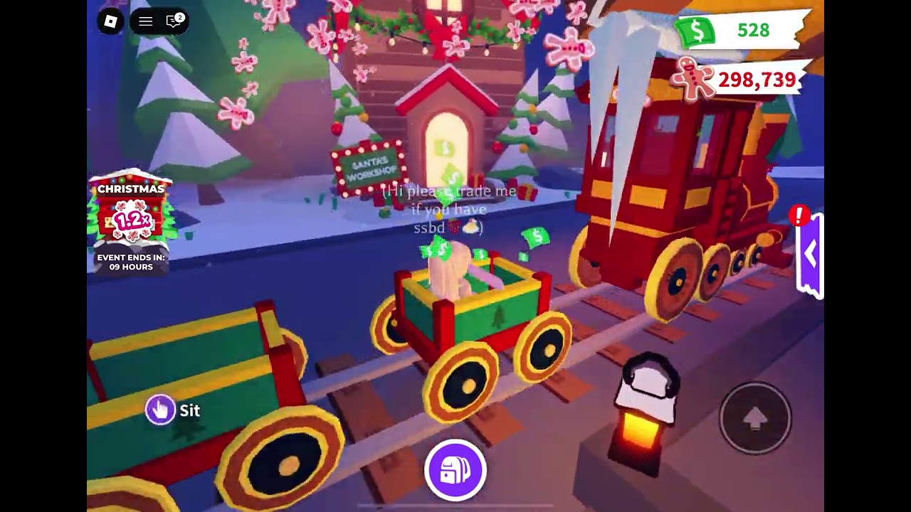 Spend 700k gingerbread with me!! #roblox #adoptme #shoppingspree ￼