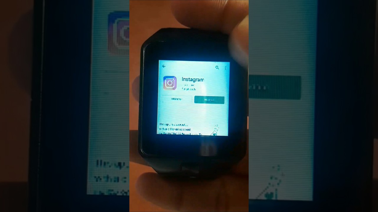 Dz09 smart watch Instagram Download in playstore #smartwatch #watchinstagram #viral #trending